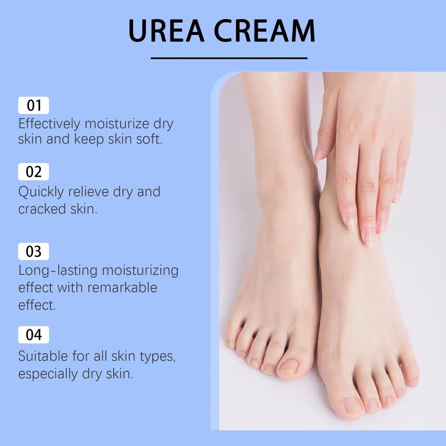 Cracked Heel Repair Cream - 60% Urea Formula