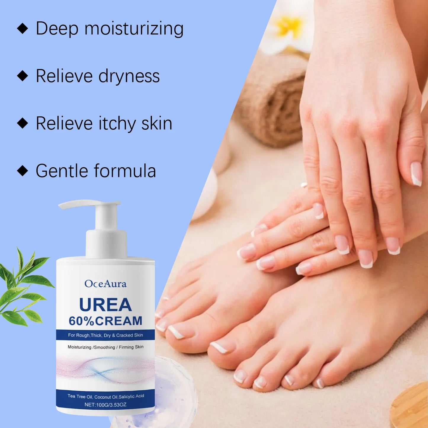Cracked Heel Repair Cream - 60% Urea Formula